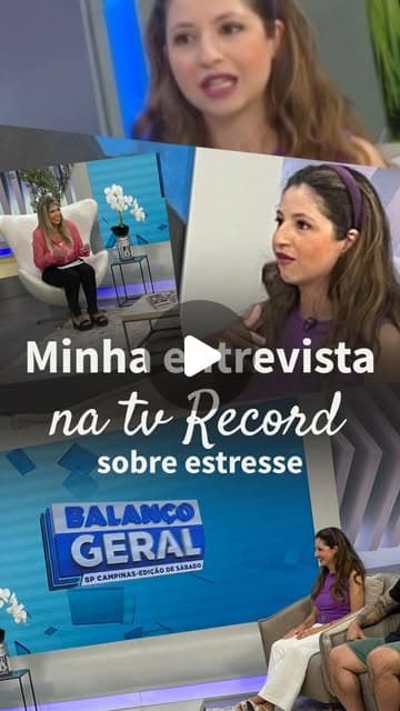 TV: Entrevista na TV — saúde mental em destaque